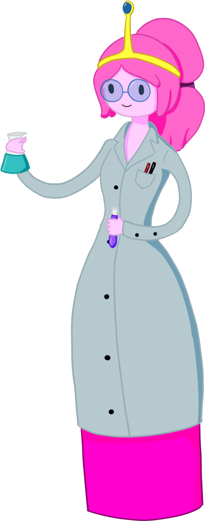 Princess Bubblegum Scientist Download - Cartoon (500x1118)