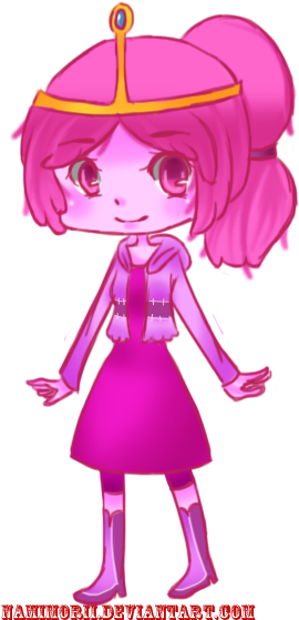 Princess Bubblegum Chibi By Namimorii - Princesse Bubblegum Chibi (288x572)
