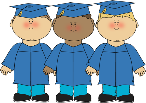 Little Boy Clipart Graduate - Boys Graduation Clip Art (500x352)