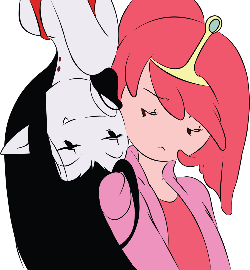#cartoon, #adventure Time, #princess Bubblegum, #marceline - Bubblegum Princess X Marceline (1024x1108)
