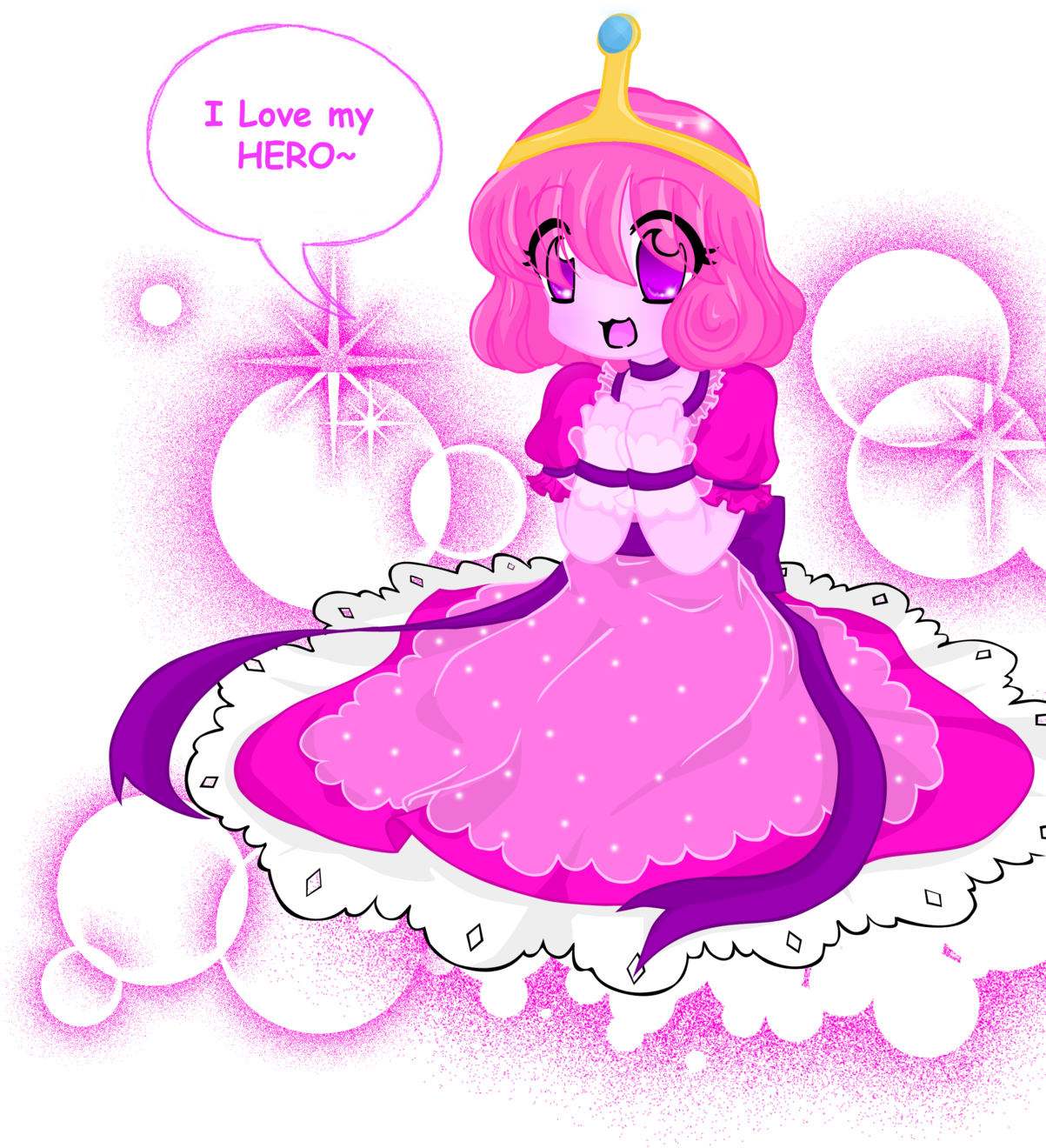 Little Princess Bubblegum By Neko-hibi - Little Princess Bubblegum Anime (1280x1671)