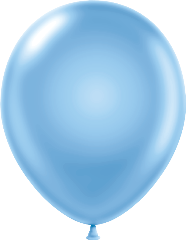 Metallic Light Blue Latex Balloons - Light Blue Balloon (800x800)