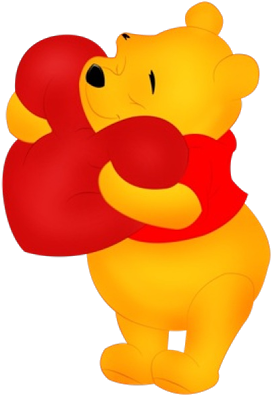 Pooh Bear Clip Art - Winnie The Pooh Valentines (400x400)