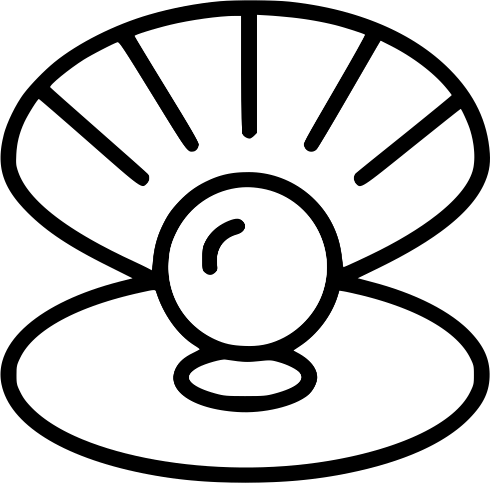 Pearl Sea Shell Comments - Black Dogs Salvage Logo (981x966)