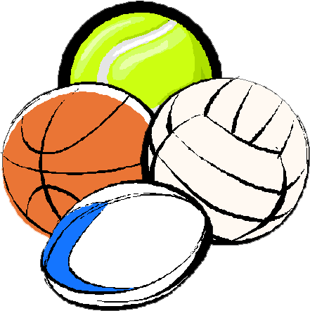 Pe Clip Art Pictures To Pin On Pinterest - Volleyball (517x454)