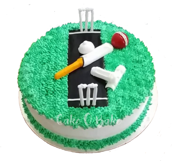 Cricket Theme Cake Cake O Bake - Cake In Cricket Designs (600x600)