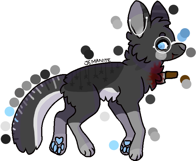 Bloodied Blue Sky Adopt By Kyanessa - Cartoon (700x600)