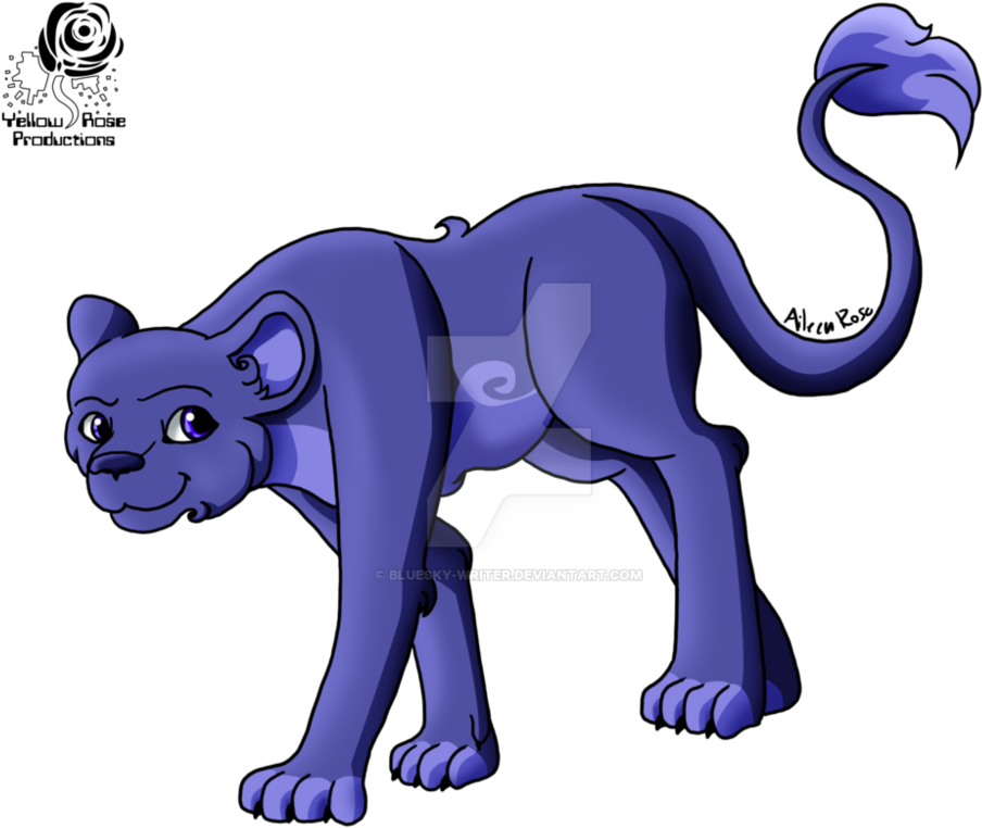 Cloud Lioness Violante By Bluesky-writer - Cartoon (1001x797)
