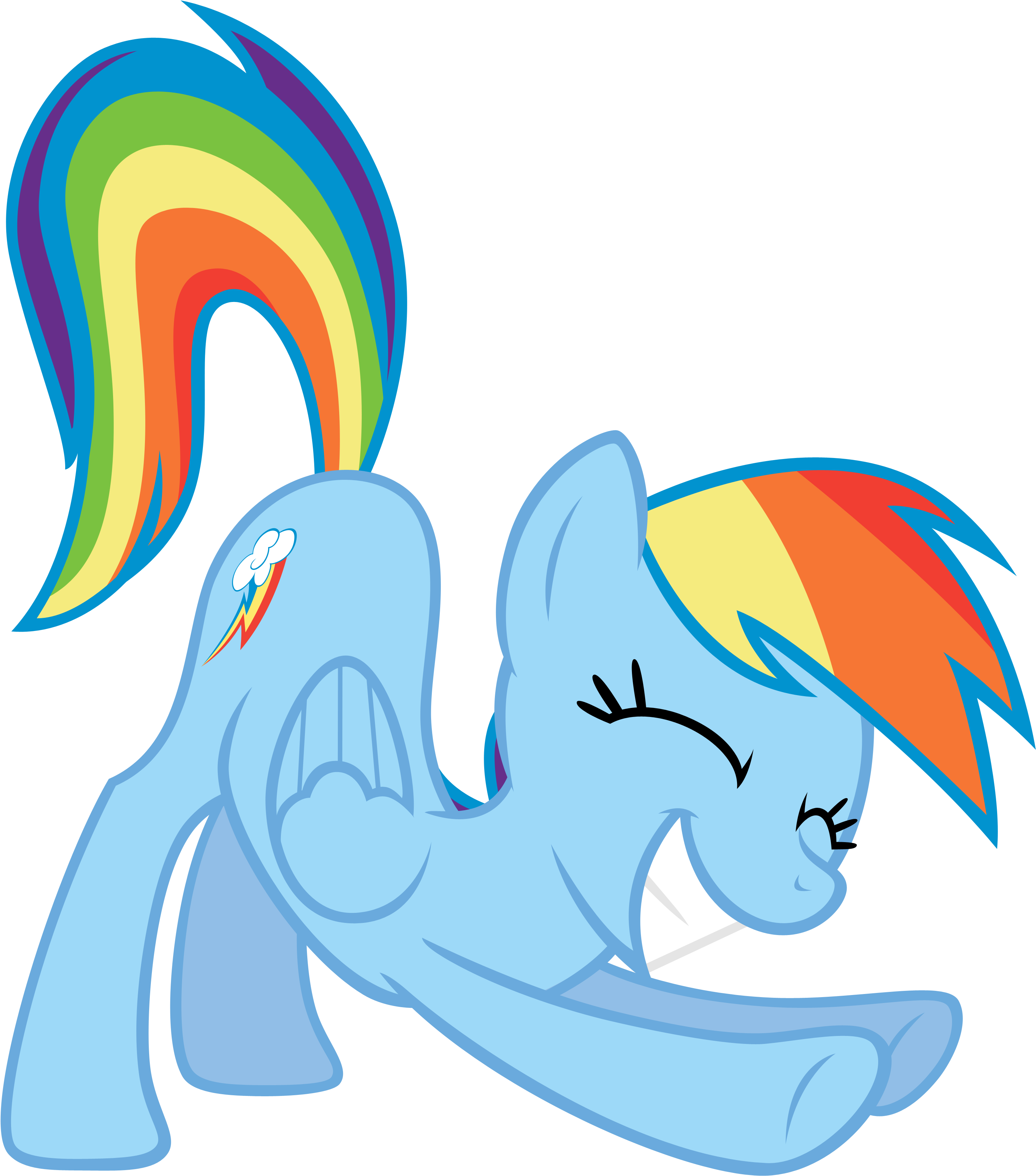 Cat Stretch By Scourge707 Cat Stretch By Scourge707 - Rainbow Dash Twerking (3000x3397)