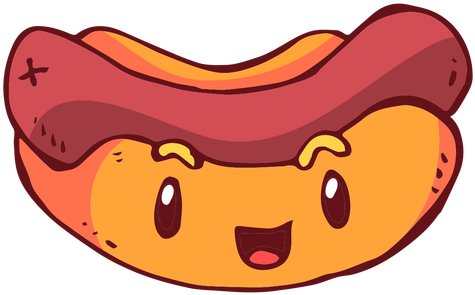 Hotdog Character Cartoon Transparent Png - Hoptdog Cartoon Png (512x512)