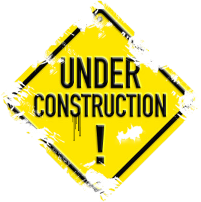 Slice Of Birthday Cake With - Under Construction Sign Png (398x400)
