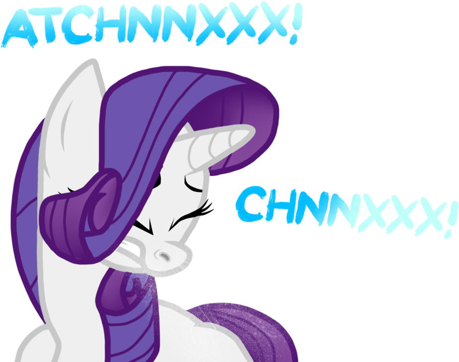 Not A Lady Way To Sneeze By Proponypal - Cartoon (1024x768)