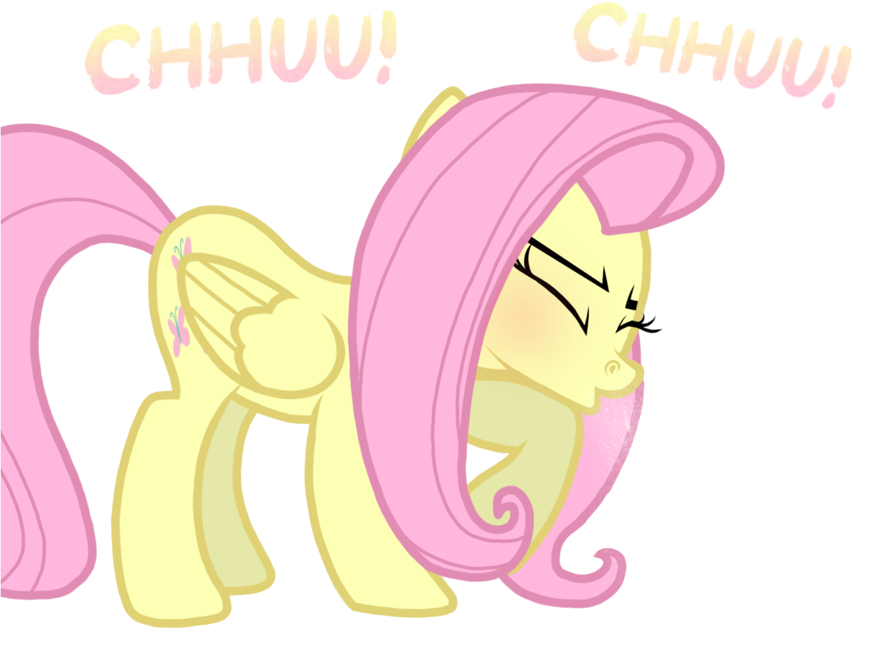 Proponypal, Fluttershy, Mucus, Nostrils, Safe, Sneeze - Cartoon (1280x960)