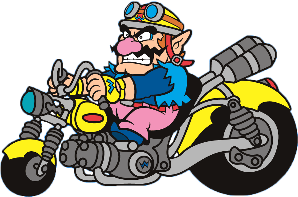 Wario Motorcycle - Wario Bike (989x646)
