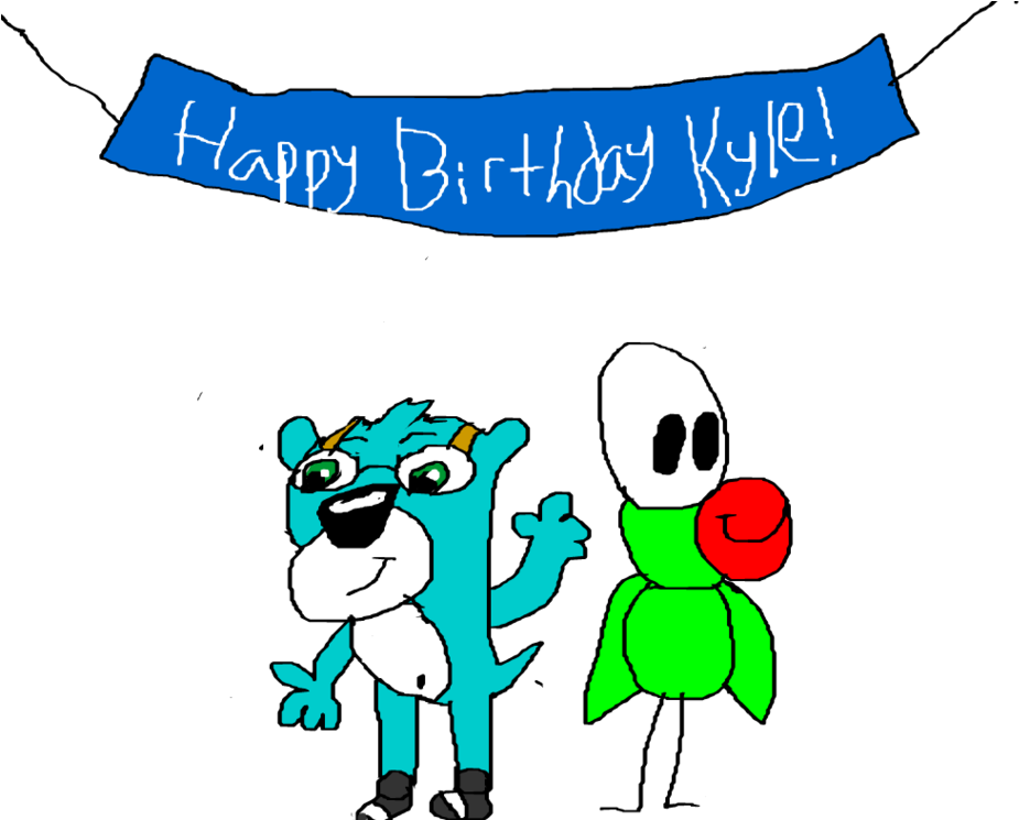 Happy Birthday Kyle By Totallytunedin On Deviantart - Cartoon (1024x744)