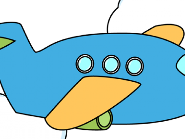 Plane Clipart Pollution - Airplane Clipart Png (640x480)