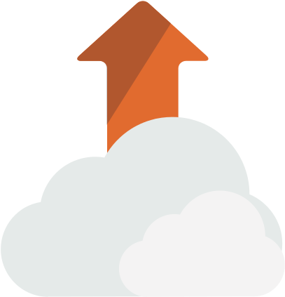 Cloud Upload Illustration Icon - Cloud Upload Illustration Icon (550x550)