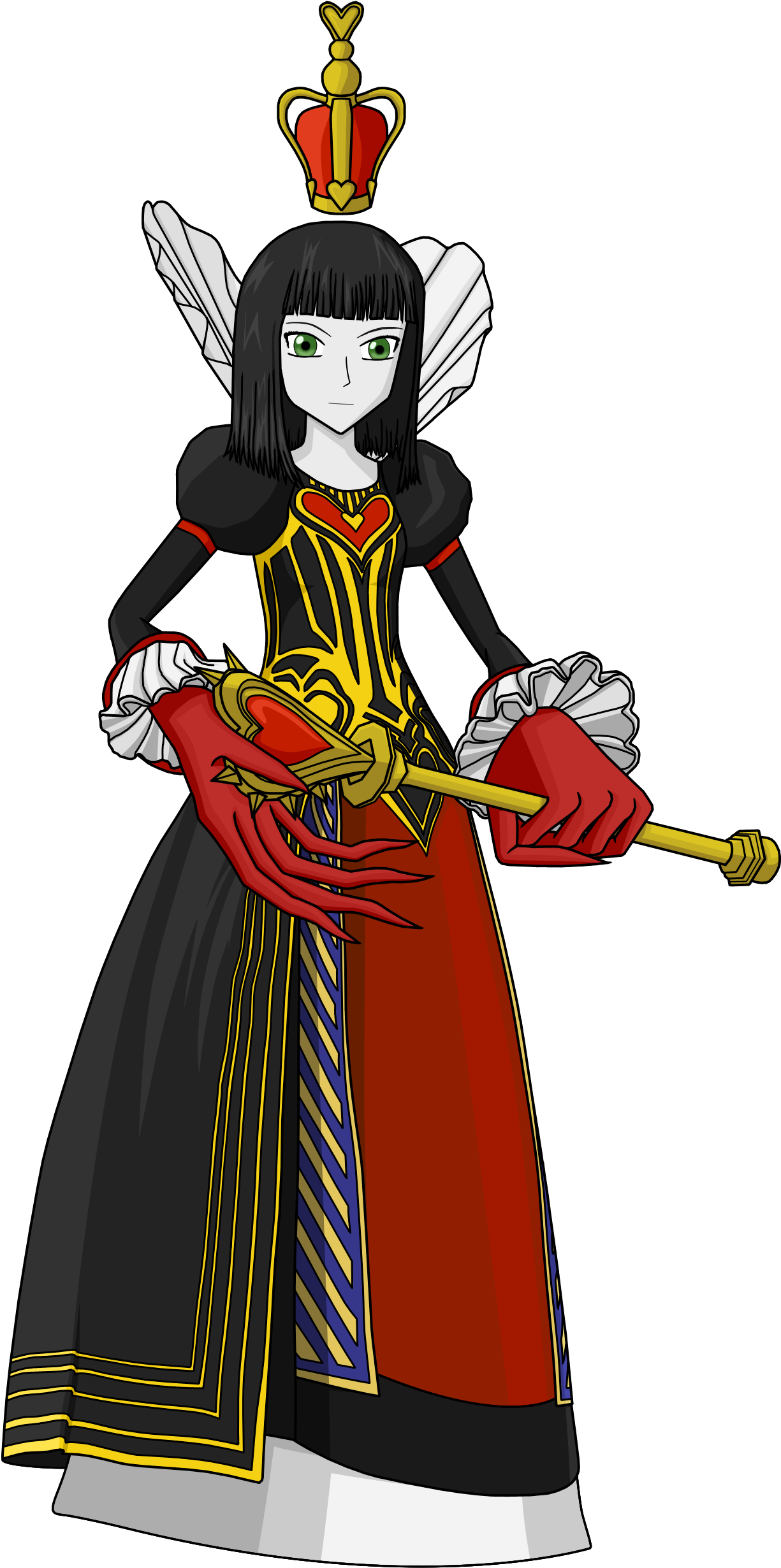 Madness Returns Queen Of Hearts White Rabbit Alice's - Madness Returns Queen Of Hearts White Rabbit Alice's (1360x2460)