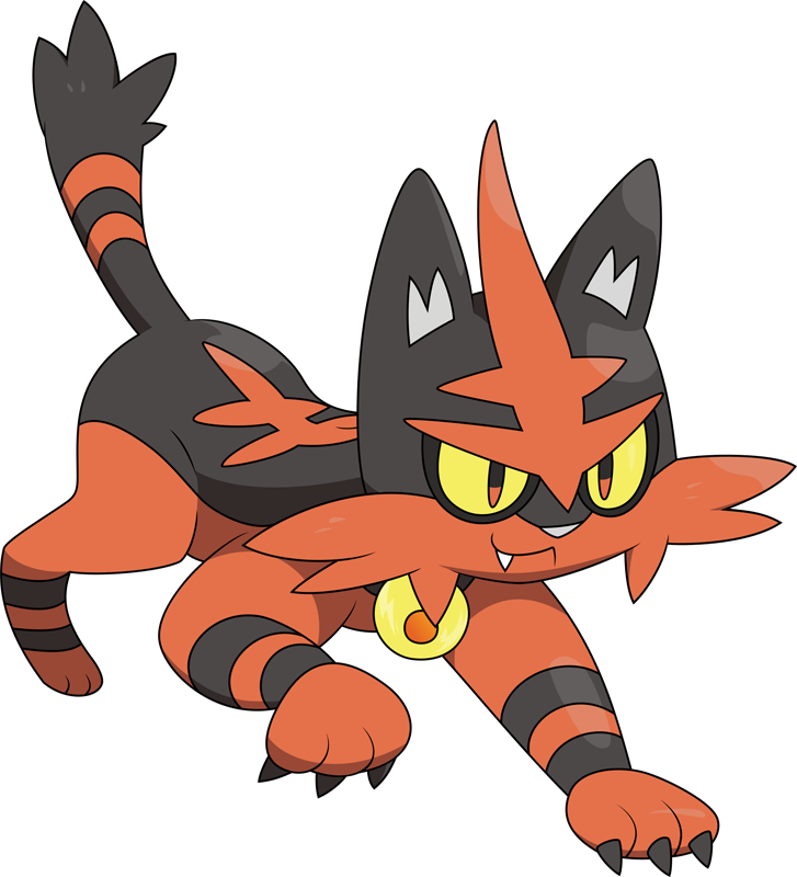 Stats, Moves, Evolution, Locations & Other Forms - Pokemon Torracat Png (727x800)
