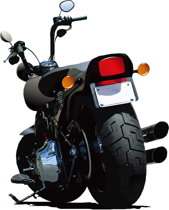 Car Motorcycle Rear-view Mirror Clip Art - Car Motorcycle Rear-view Mirror Clip Art (688x855)