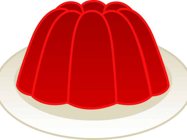 Jelly Clipart Jelly On Plate - Clip Art (640x480)