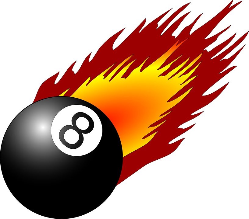 Fire, Cartoon, Ball, Flame, Duck, Free, Pool, Flaming - Flames Clip Art (817x720)