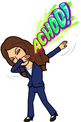 Cartoon Character Of Mrs - Sneezing Bitmoji (398x398)