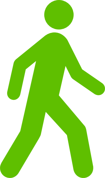 Walking Man Icon (354x598)