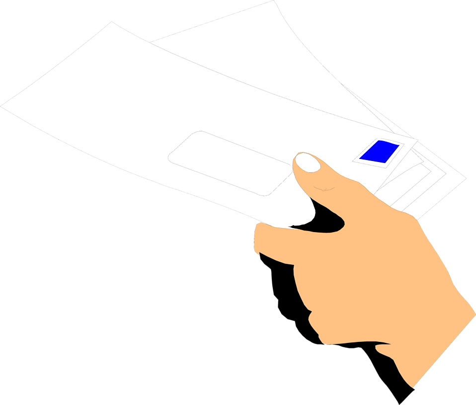 Illustration Of A Hand Holding Letters - Hand Holding Letters (958x815)