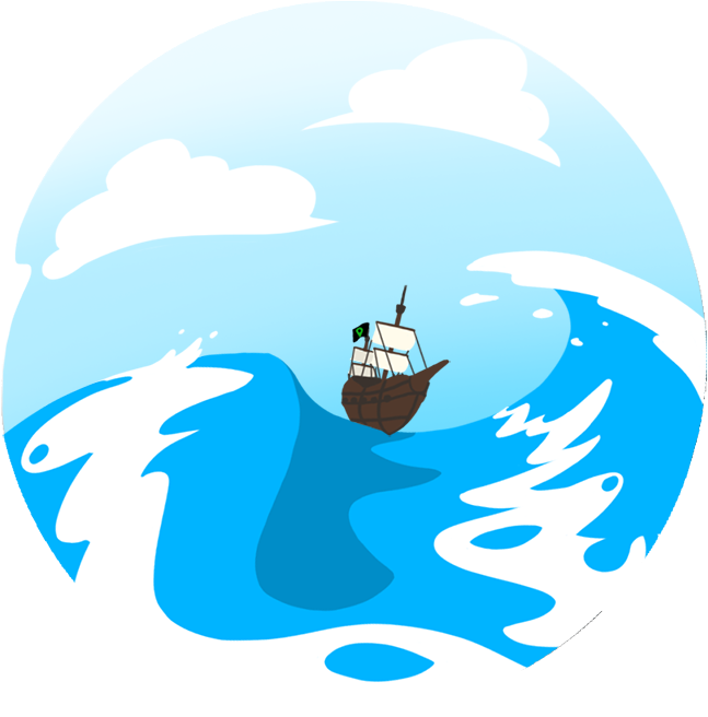 Out To Sea- Deploy 1 Water Mystery Munzee - Illustration (720x720)