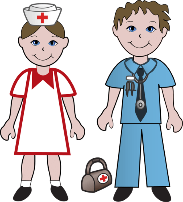 Clip Art Nursing Image - Midwife Clipart (639x707)