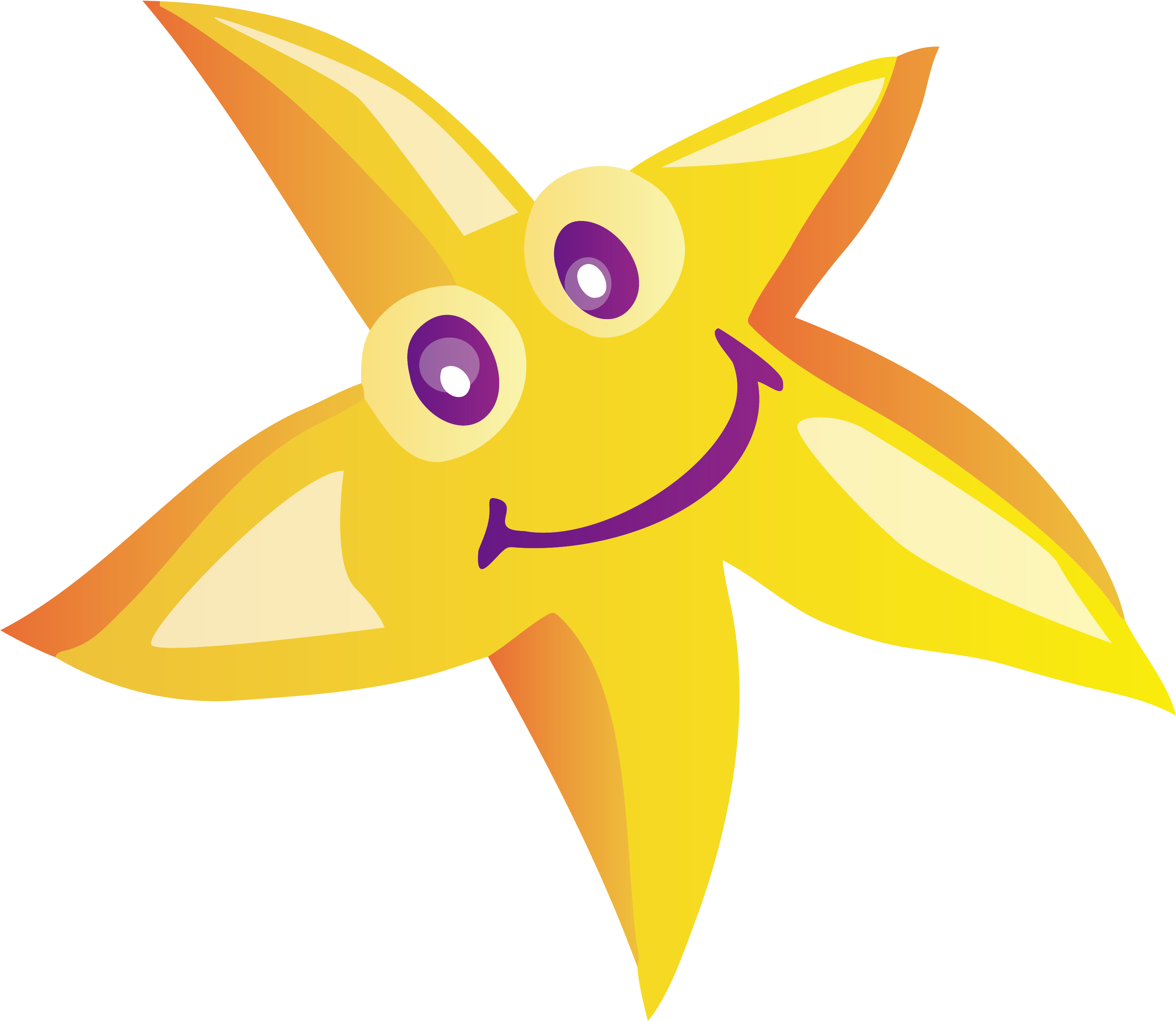 Starfish Cartoon Clip Art - Starfish Cartoon Clip Art (4251x3607)
