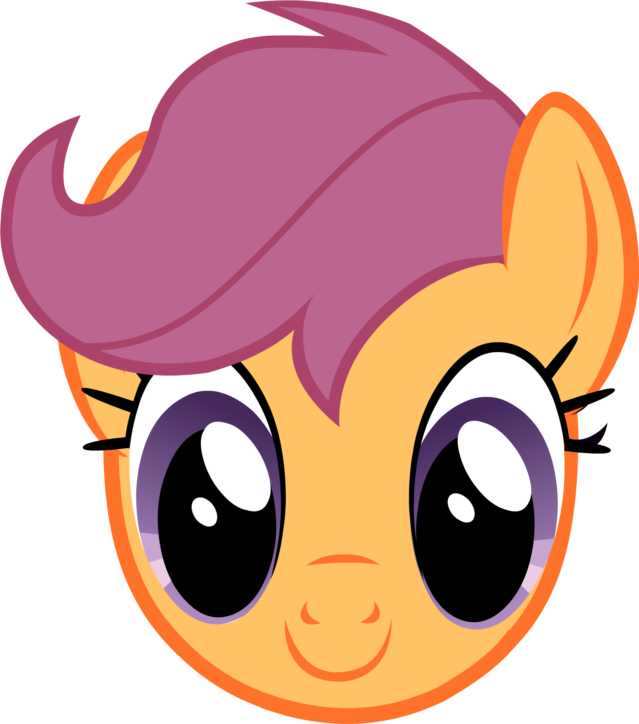 Scootaloo Headshot - My Little Pony Headshots Png (2563x2347)