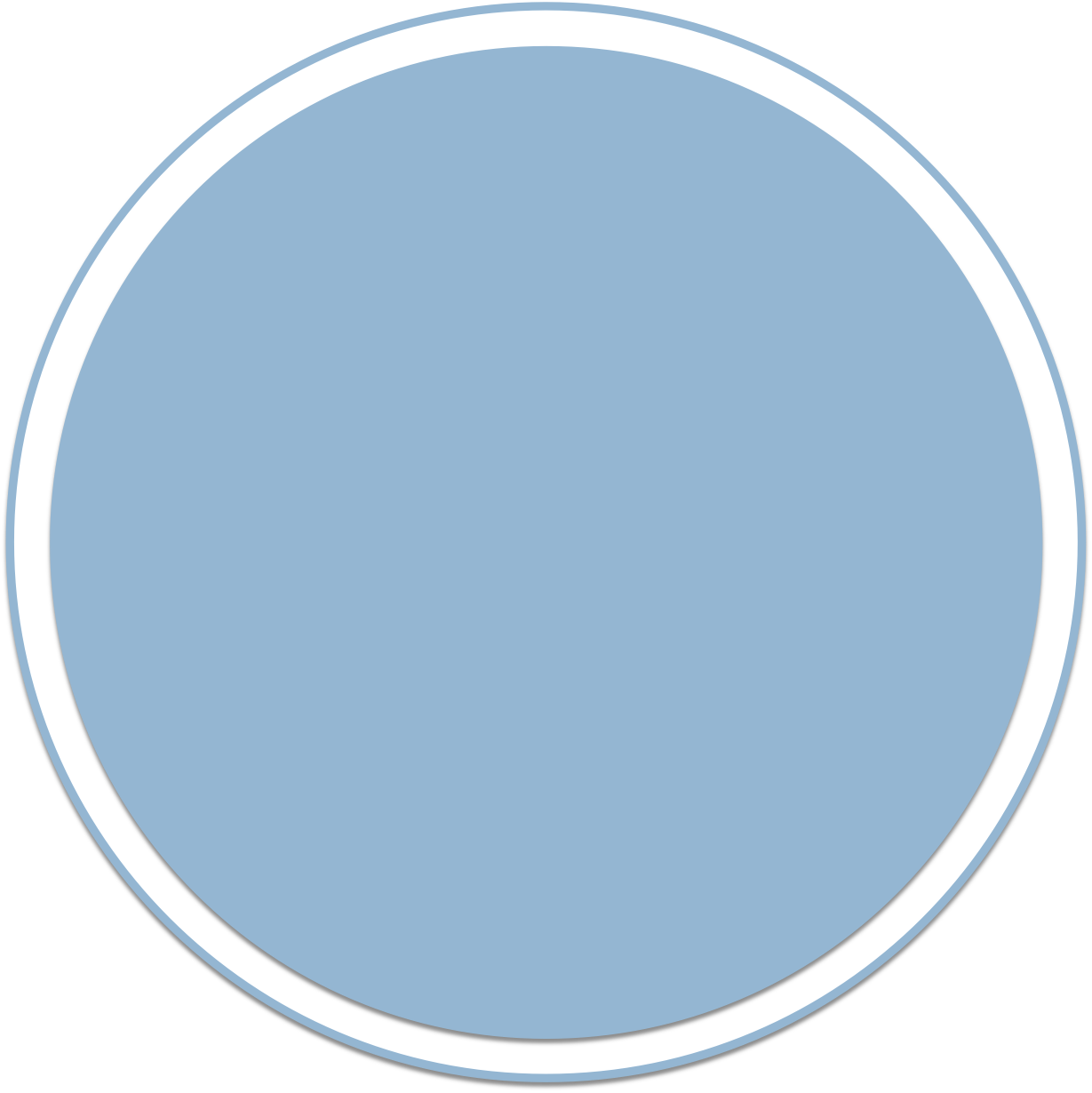 Blue Turquoise Circle Sky - Circle (1229x1230)