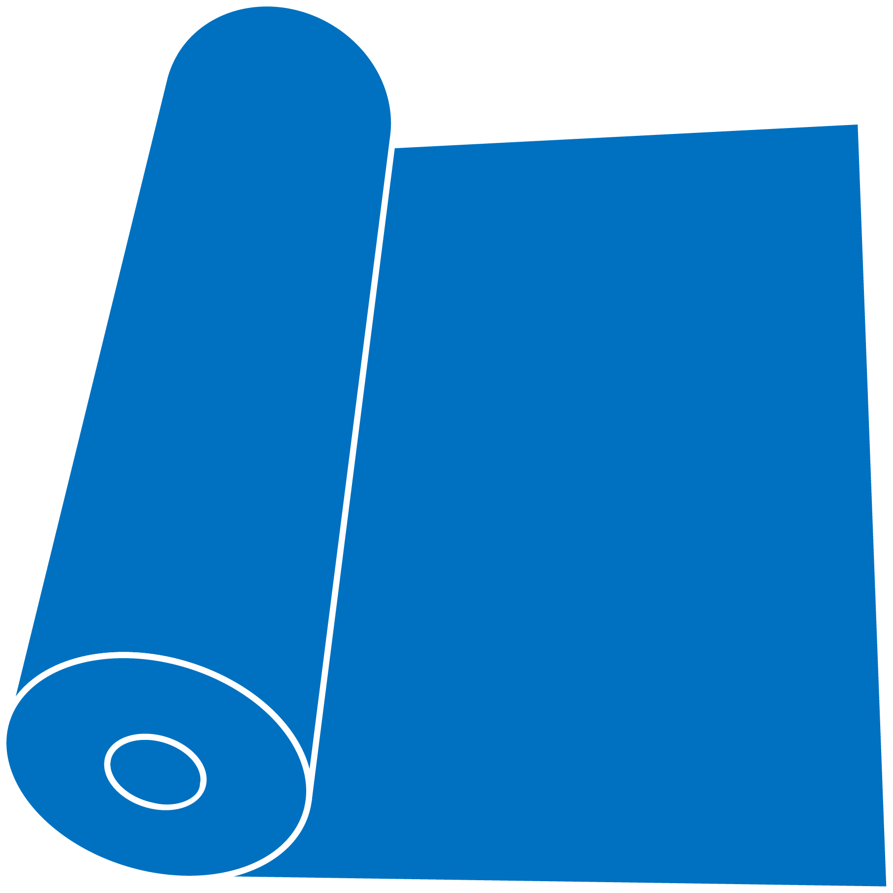 Sky Blue 15" Roll - Blue (1814x1814)