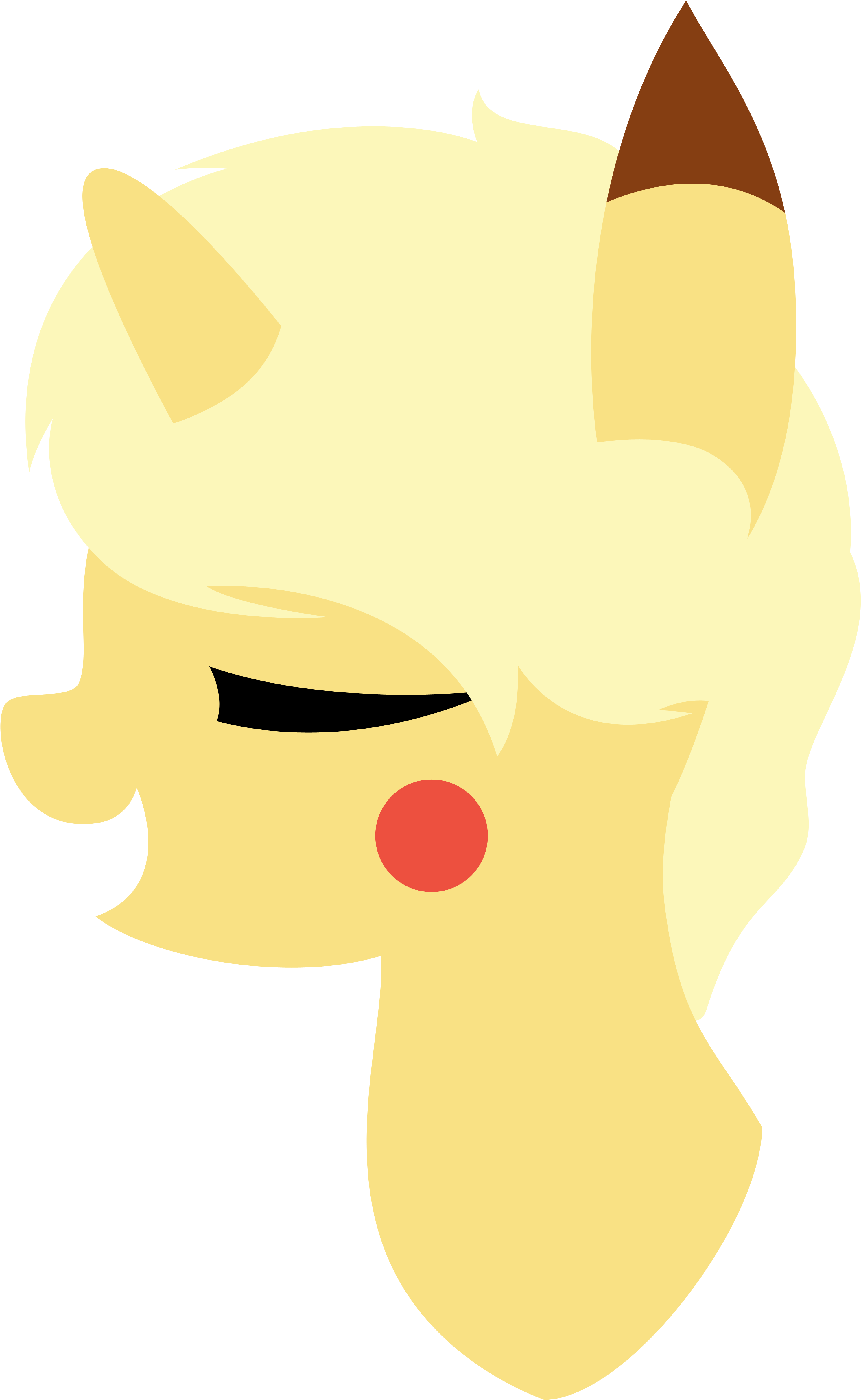 Pikachu Pony Lineless Headshot By Scourge707 Pikachu - Cartoon (3000x4894)