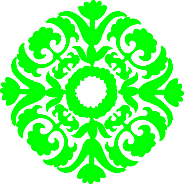 Free Green Flourish Cliparts, Download Free Clip Art, - Islamic Design (600x600)