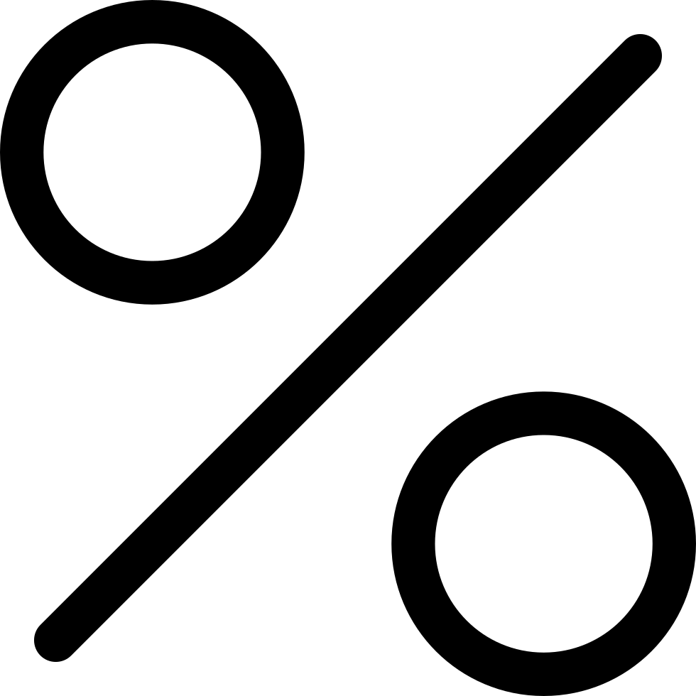 Percentage Png Clipart - Clip Art Percentage (980x980)