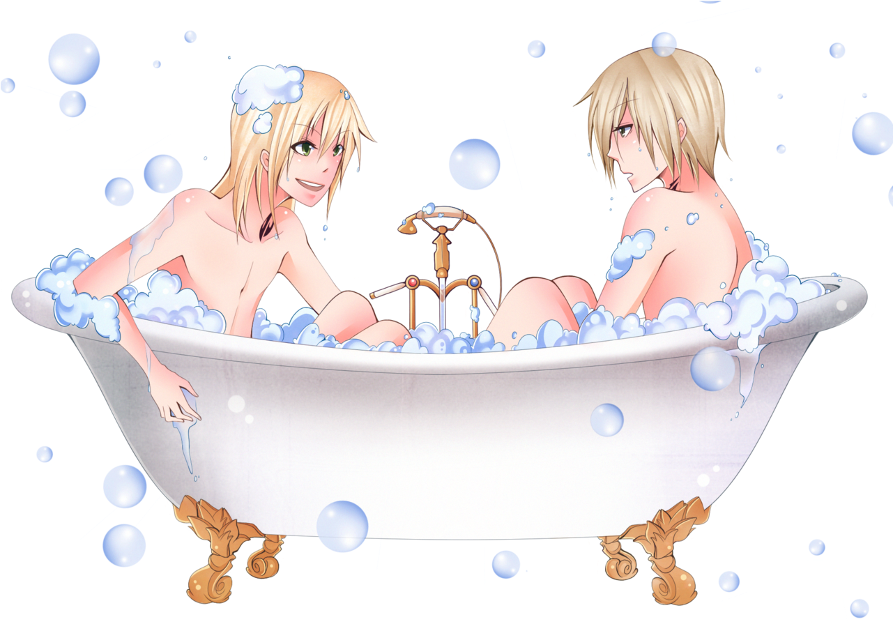 Bubble Bath By Miminming On Deviantart - Yaoi Bath (1280x959)