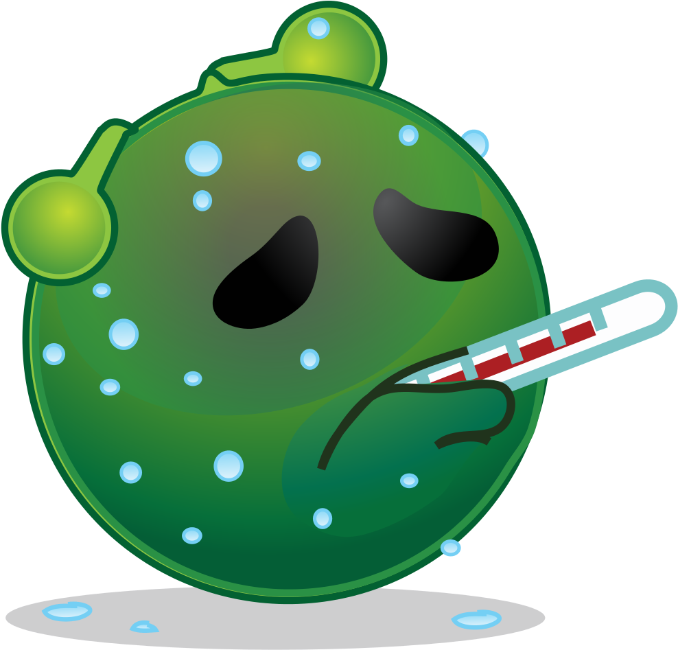 Infection Despite Our Efforts To Live As Healthy As - Sick Alien (1024x1024)