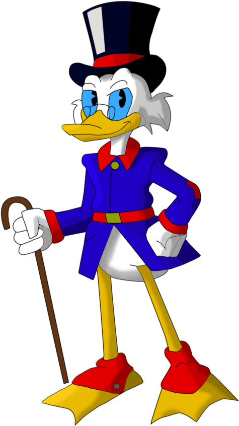 Scrooge Mcduck Cartoon By Dragonrex1 - Cartoon (714x1120)