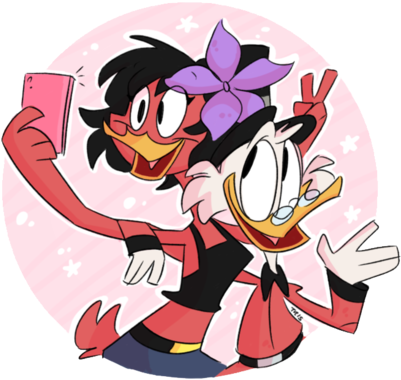 Liz And Scrooge Mcduck By Mslizjookiba - Scrooge Mcduck (400x400)