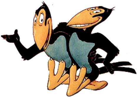 Dr Jeckle And Mr Heckle - Heckle And Jeckle Cartoon (500x338)