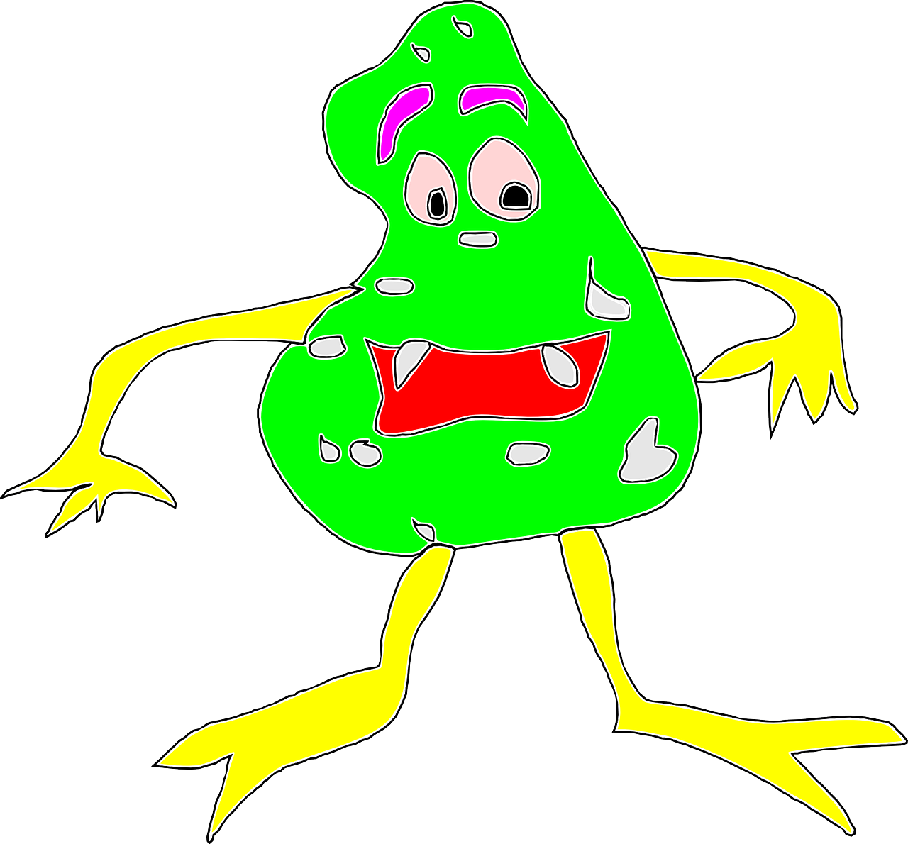 Most Parasites Stay In The Intestines, But Some Can - E Coli Clipart (1280x1190)