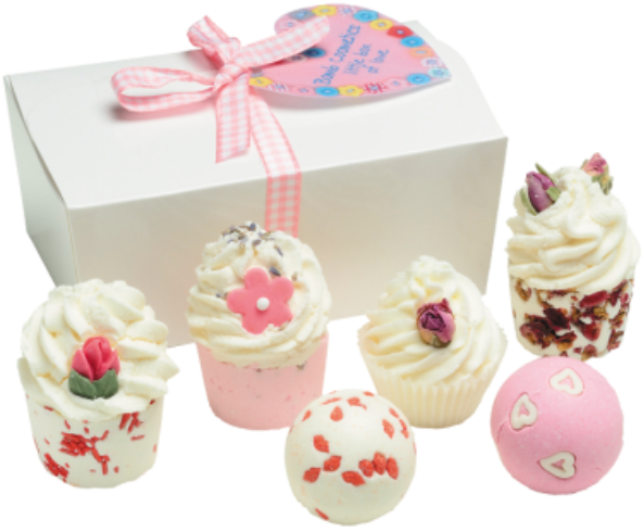 Bath & Body Mother S Day Gift Sets Bath Blasters Soap - Bomb Cosmetics Little Box Of Love Gift Pack (600x600)