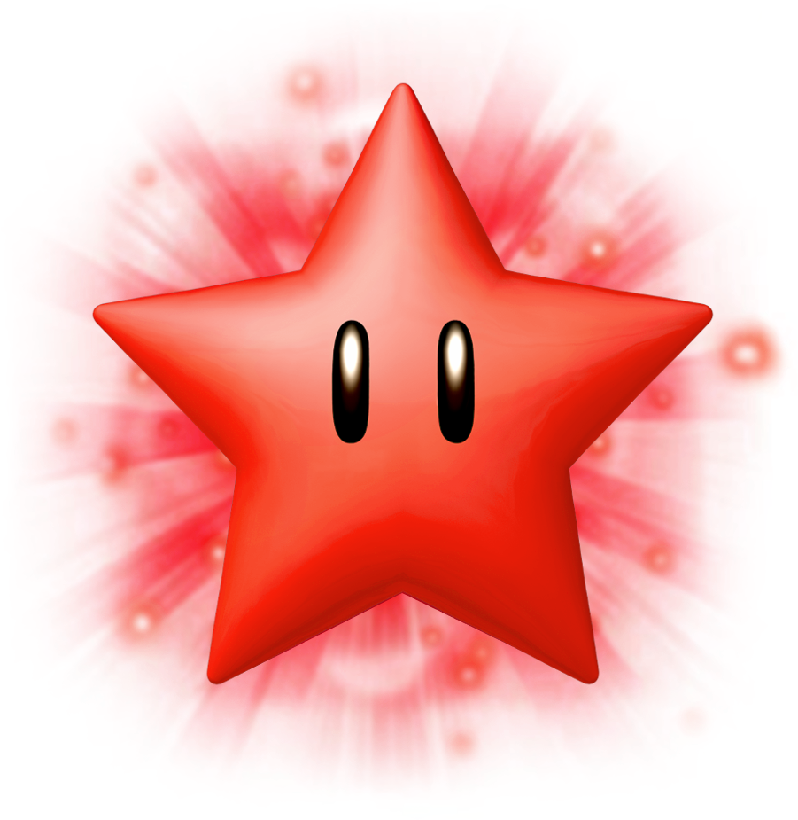 Super Mario Galaxy Red Star - Super Mario Galaxy Red Star (1024x1024)
