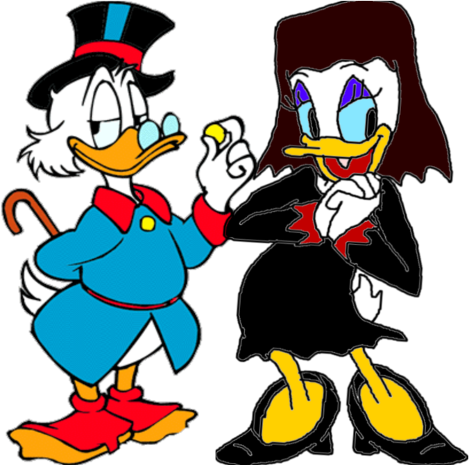 Scrooge Mcduck And Katie De Spell By 10katieturner - Scrooge Mcduck (1191x670)