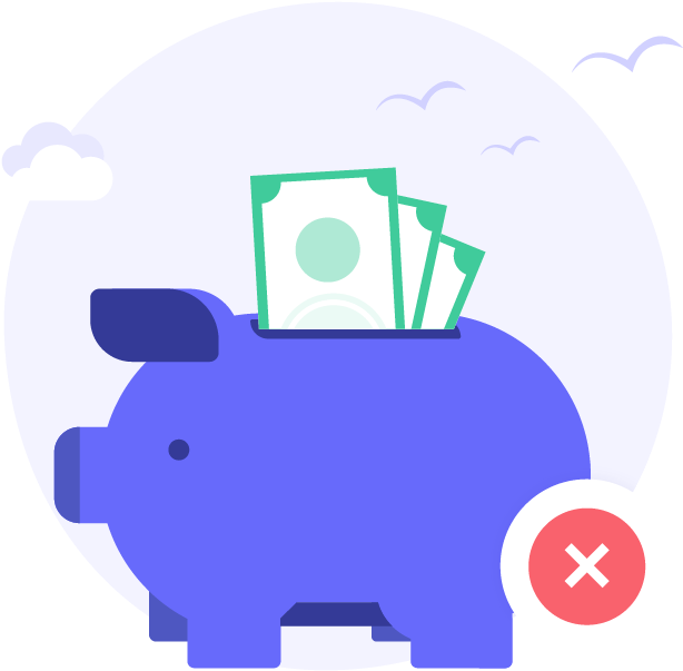 No Large Upfront Payment - Payment (801x801)