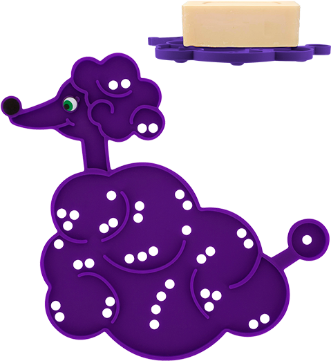 Porte Savon Purple - Pylones Seifenschale - Bulle Schwarz (535x587)