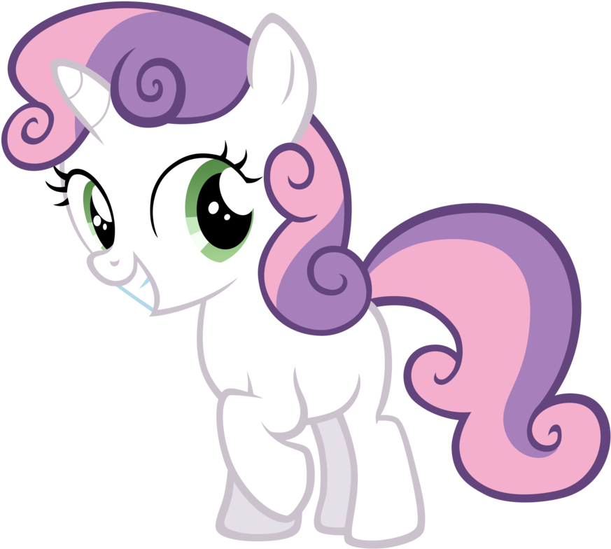 Standing Sweetie Belle Smiling By Sky-wrench - My Little Pony Sweetie Belle (894x894)